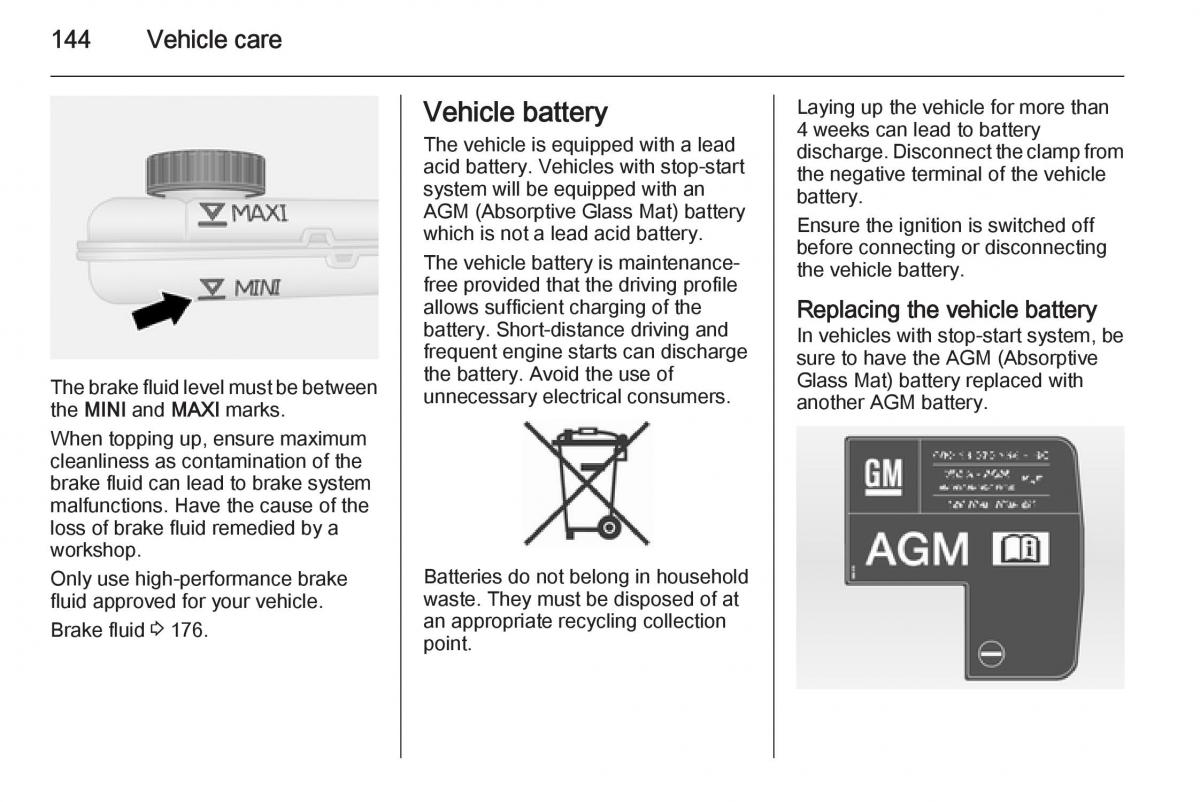 Opel Vivaro II 2 owners manual / page 146