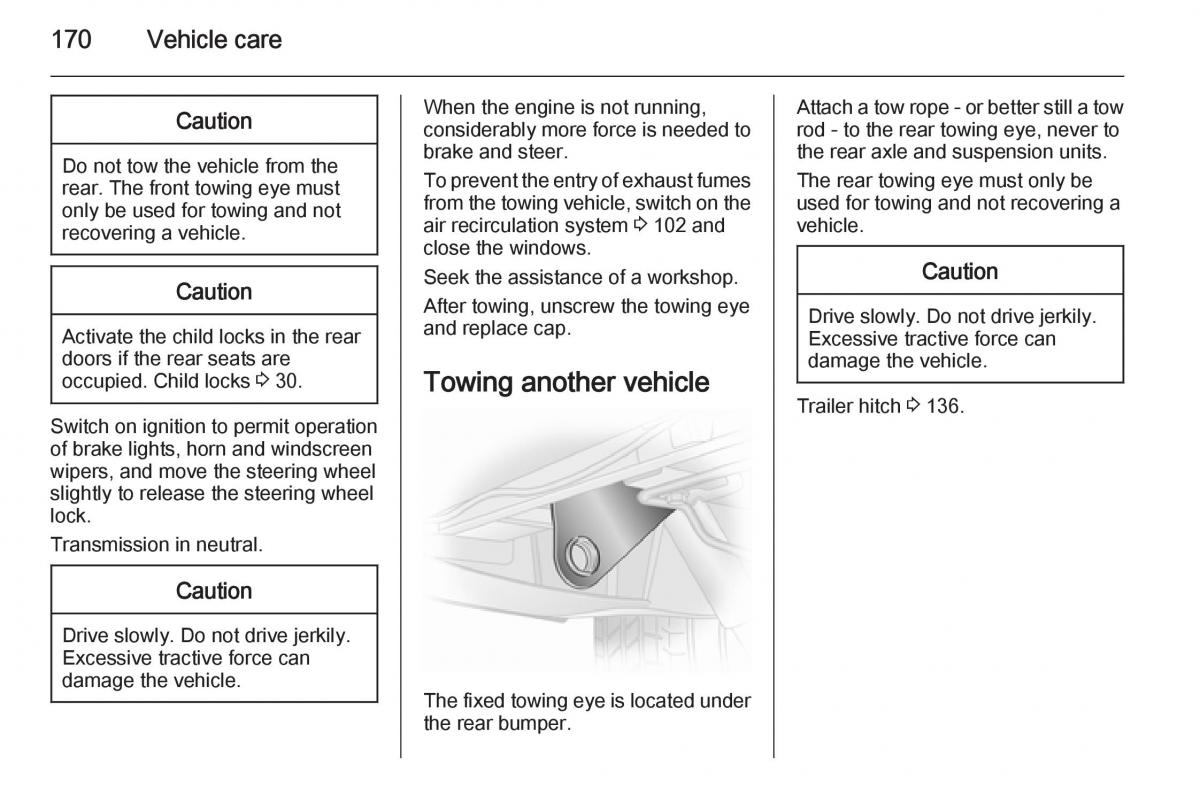 Opel Vivaro II 2 owners manual / page 172