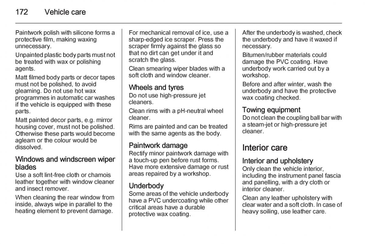 Opel Vivaro II 2 owners manual / page 174