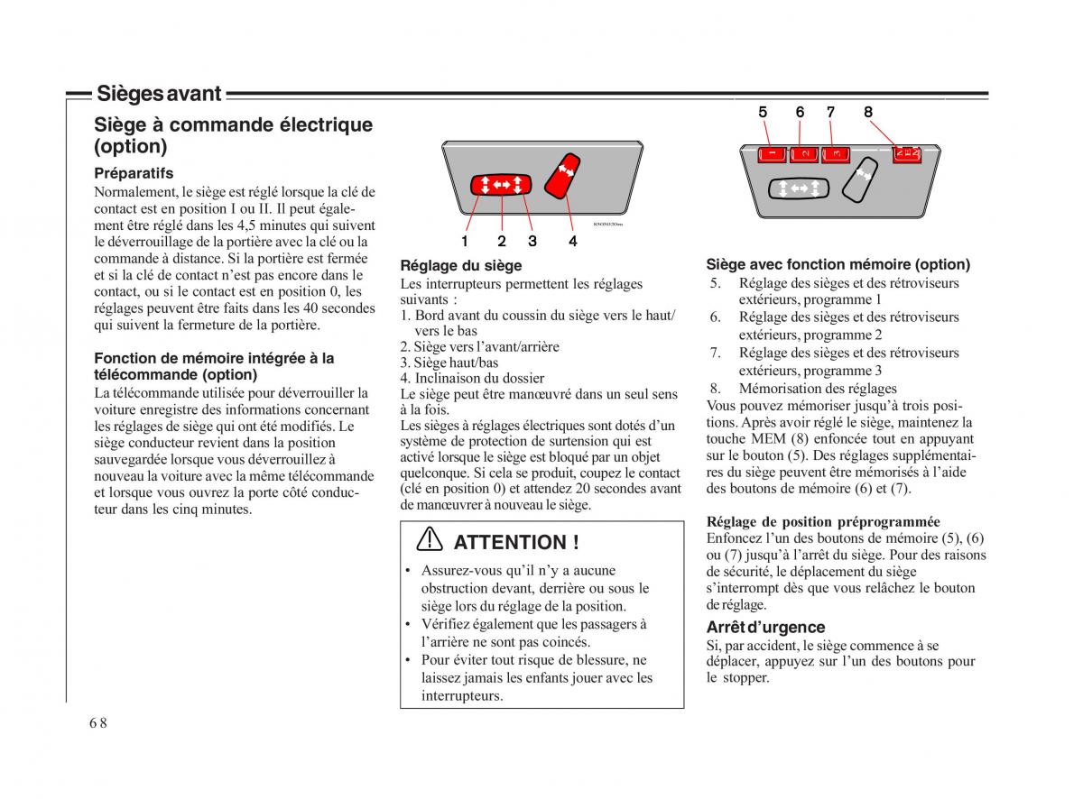 Volvo V70 II 2 manuel du proprietaire / page 69