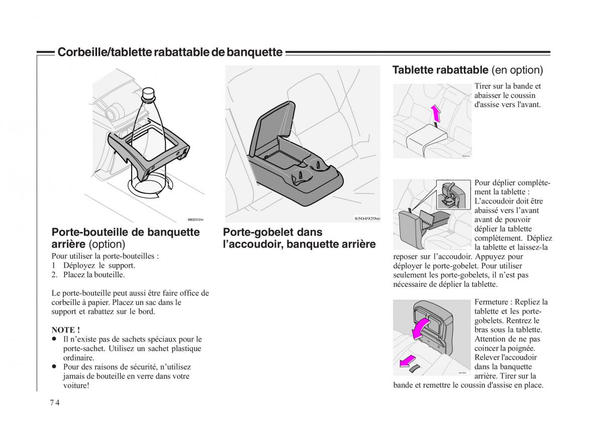 Volvo V70 II 2 manuel du proprietaire / page 75