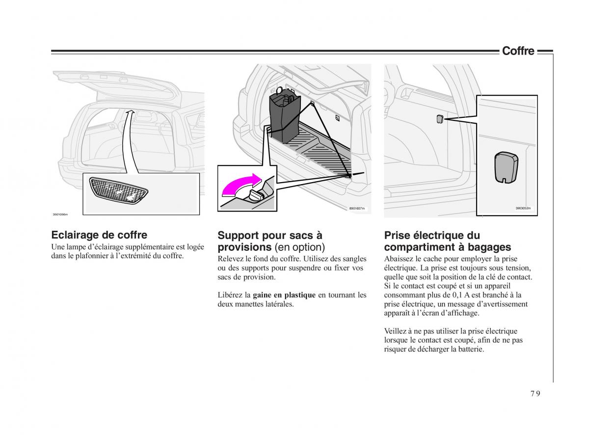 Volvo V70 II 2 manuel du proprietaire / page 80