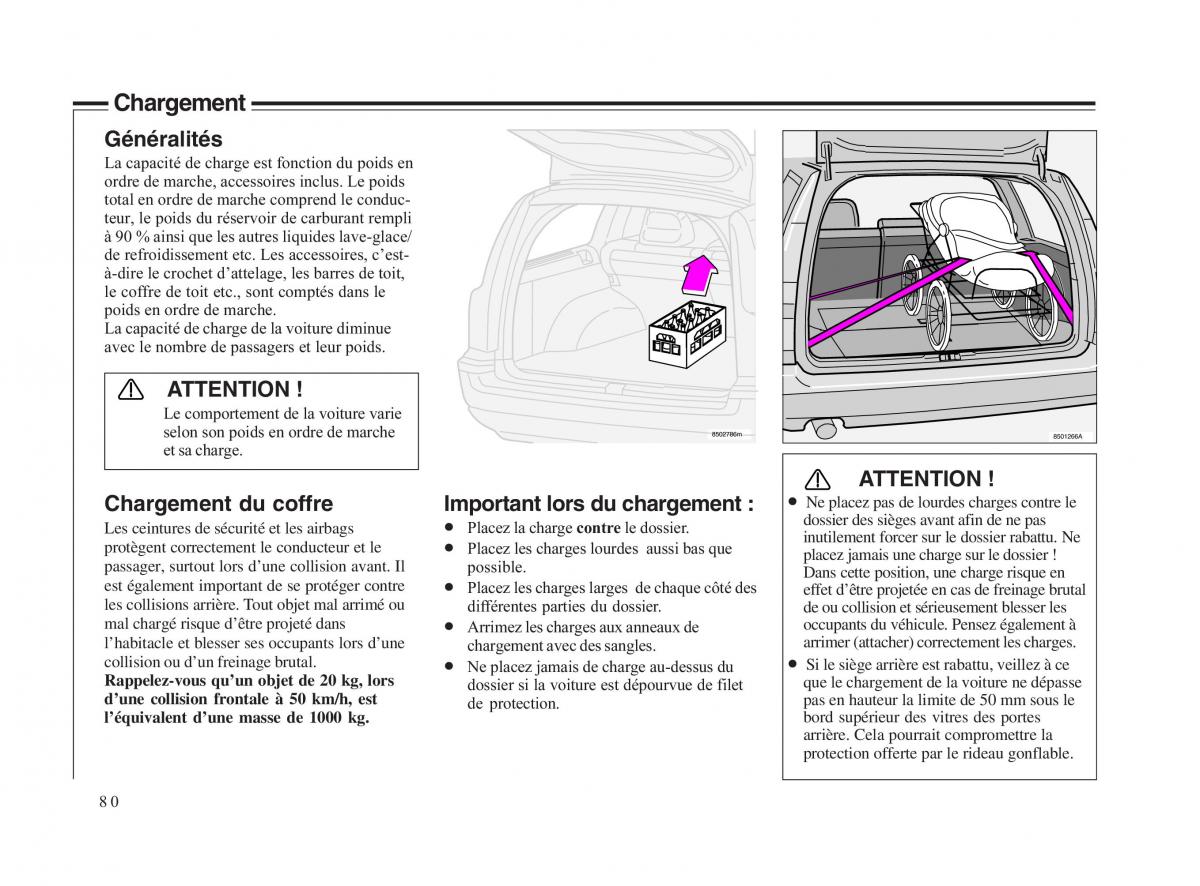 Volvo V70 II 2 manuel du proprietaire / page 81