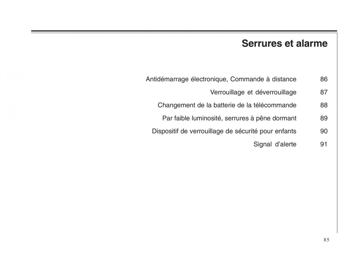 Volvo V70 II 2 manuel du proprietaire / page 86