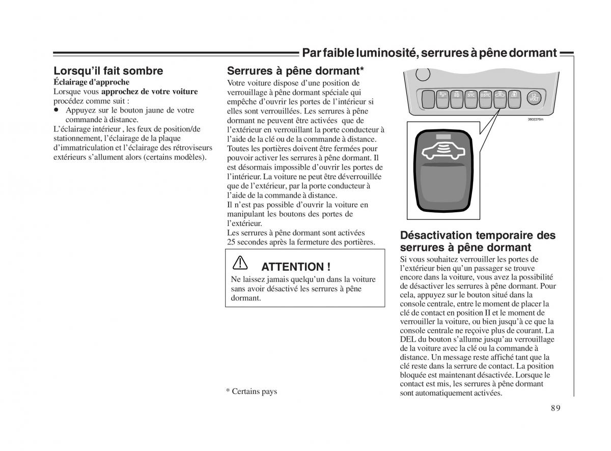 Volvo V70 II 2 manuel du proprietaire / page 90