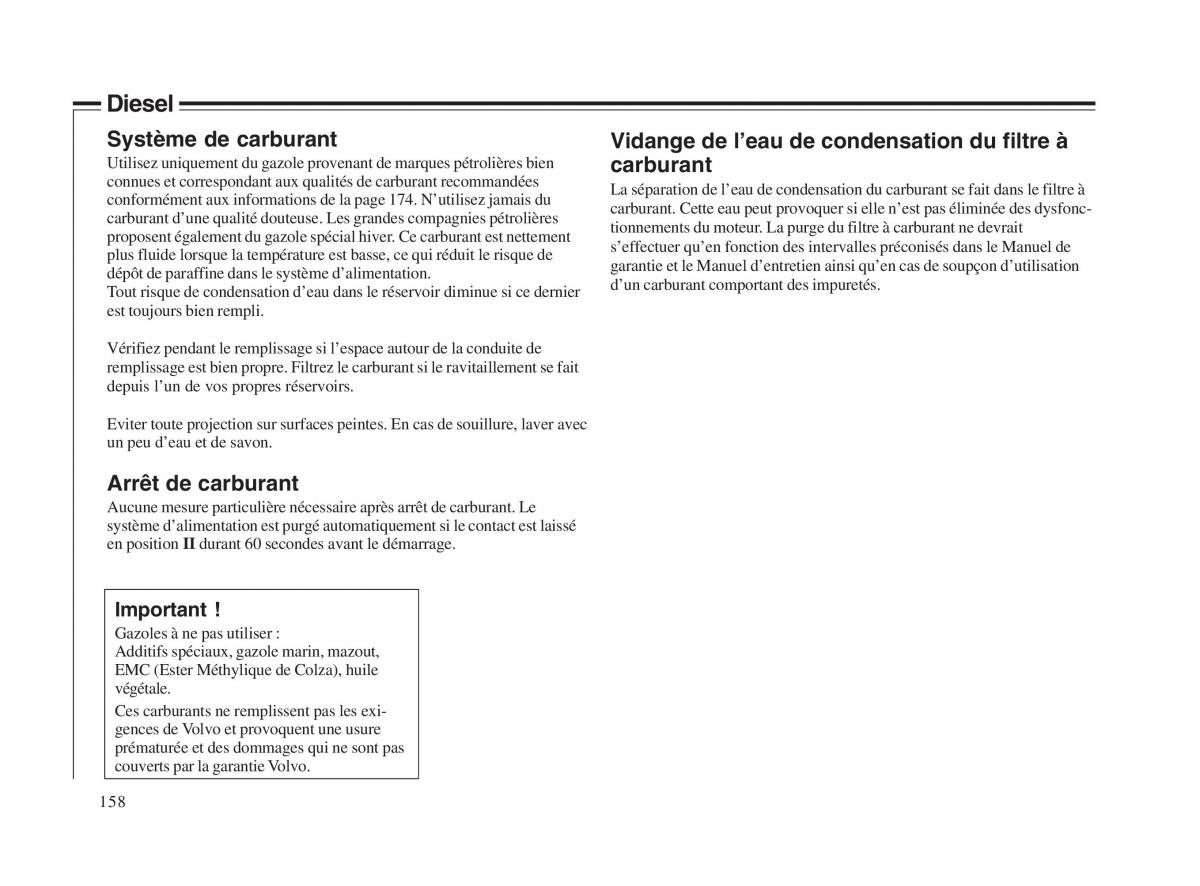 Volvo V70 II 2 manuel du proprietaire / page 159