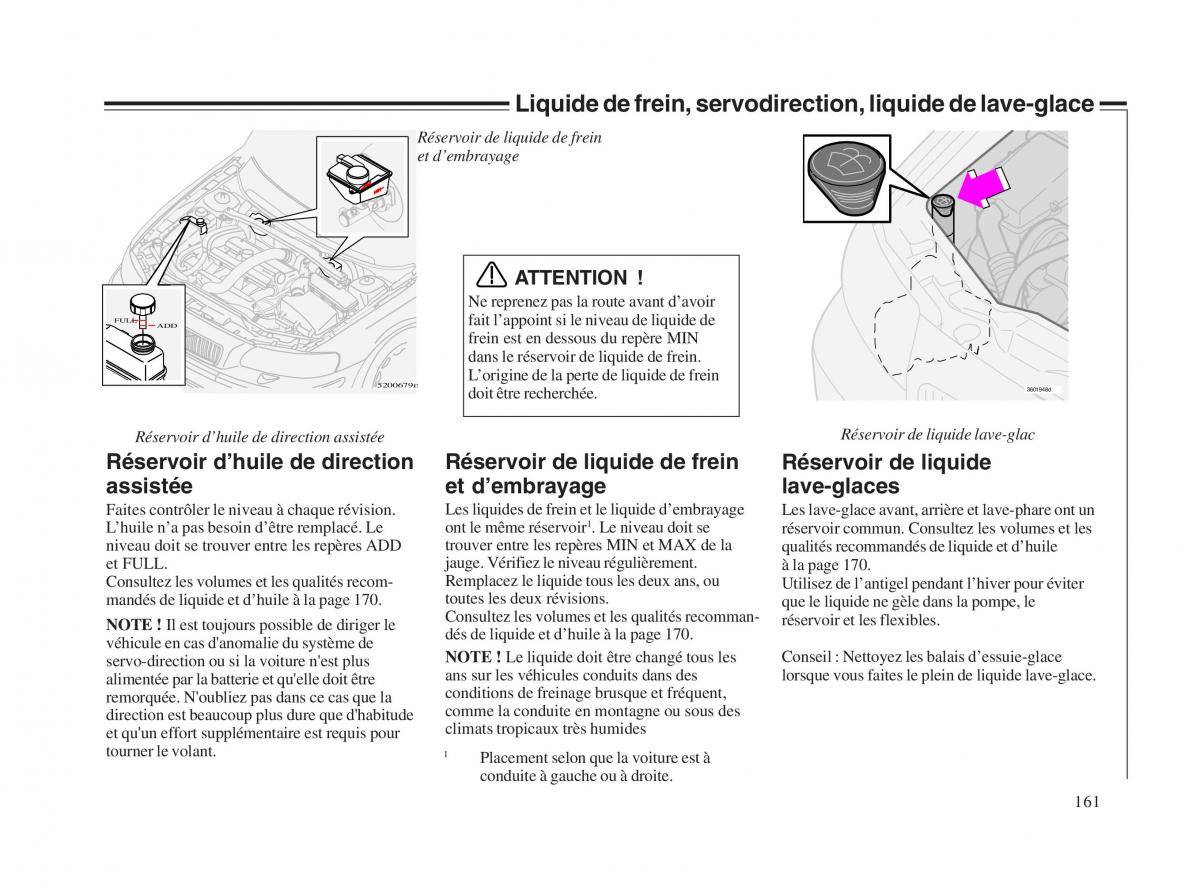 Volvo V70 II 2 manuel du proprietaire / page 162