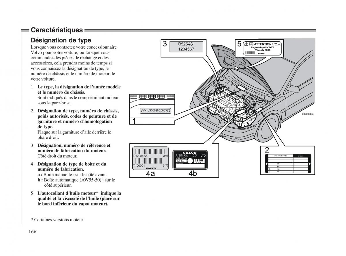 Volvo V70 II 2 manuel du proprietaire / page 167