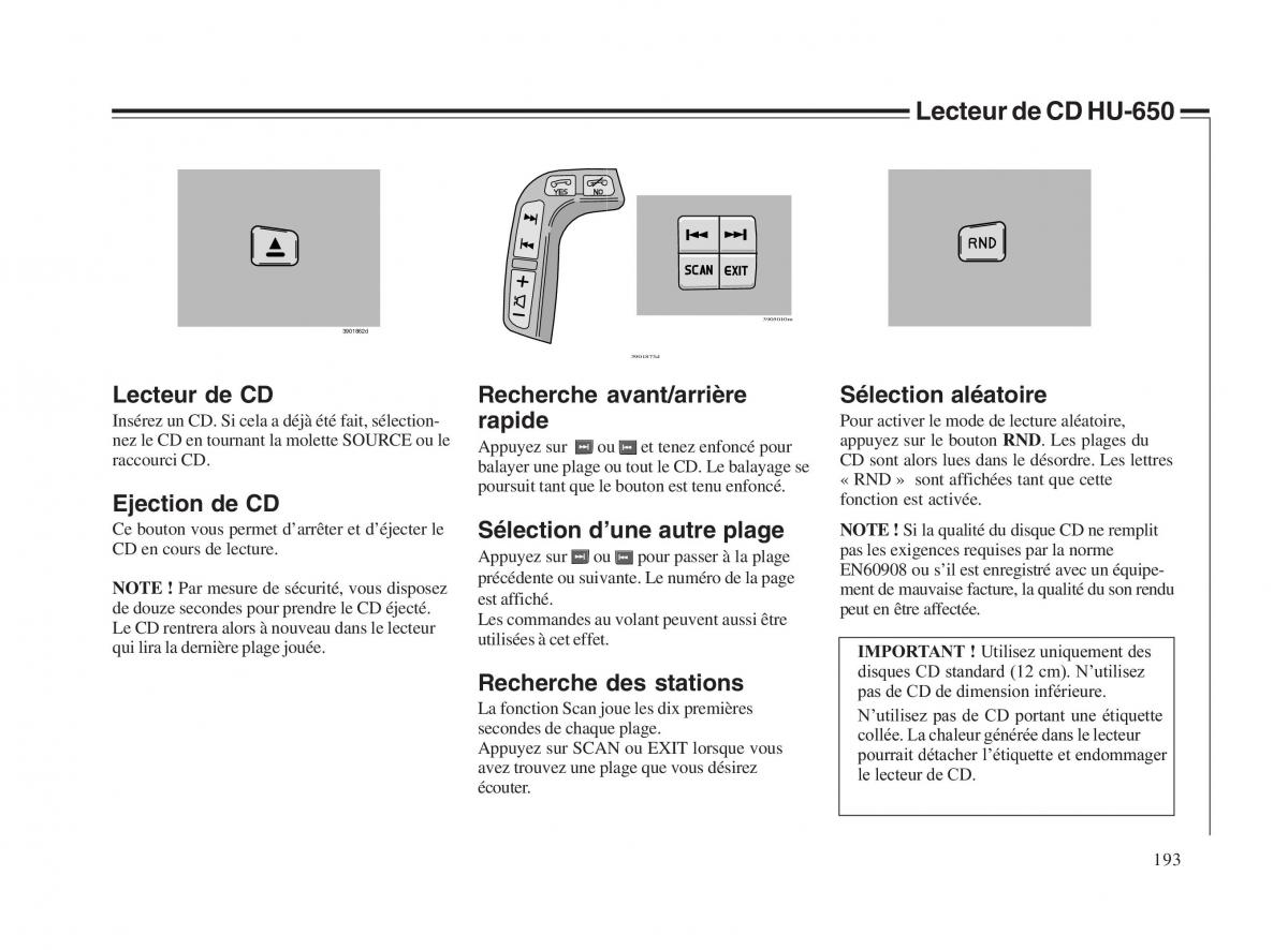 Volvo V70 II 2 manuel du proprietaire / page 194