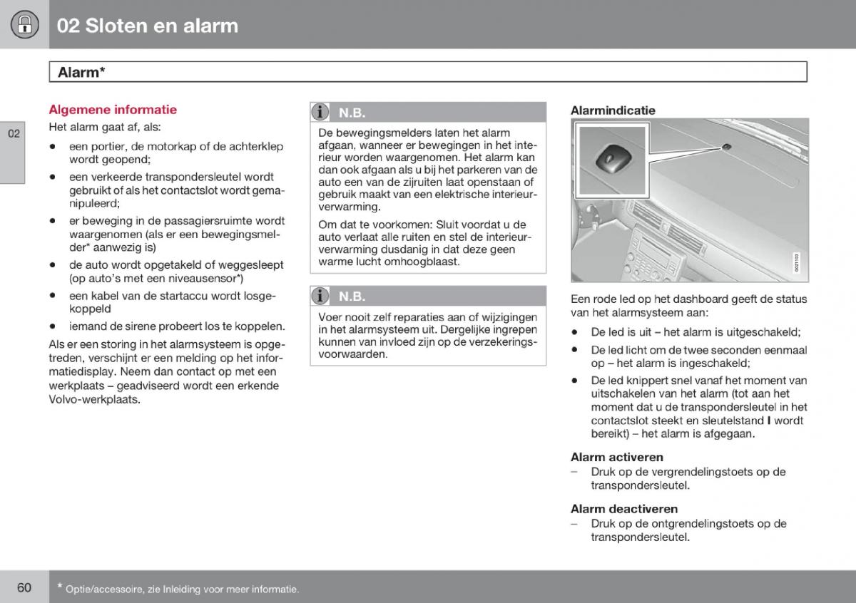 Volvo V70 III 3 handleiding / page 61