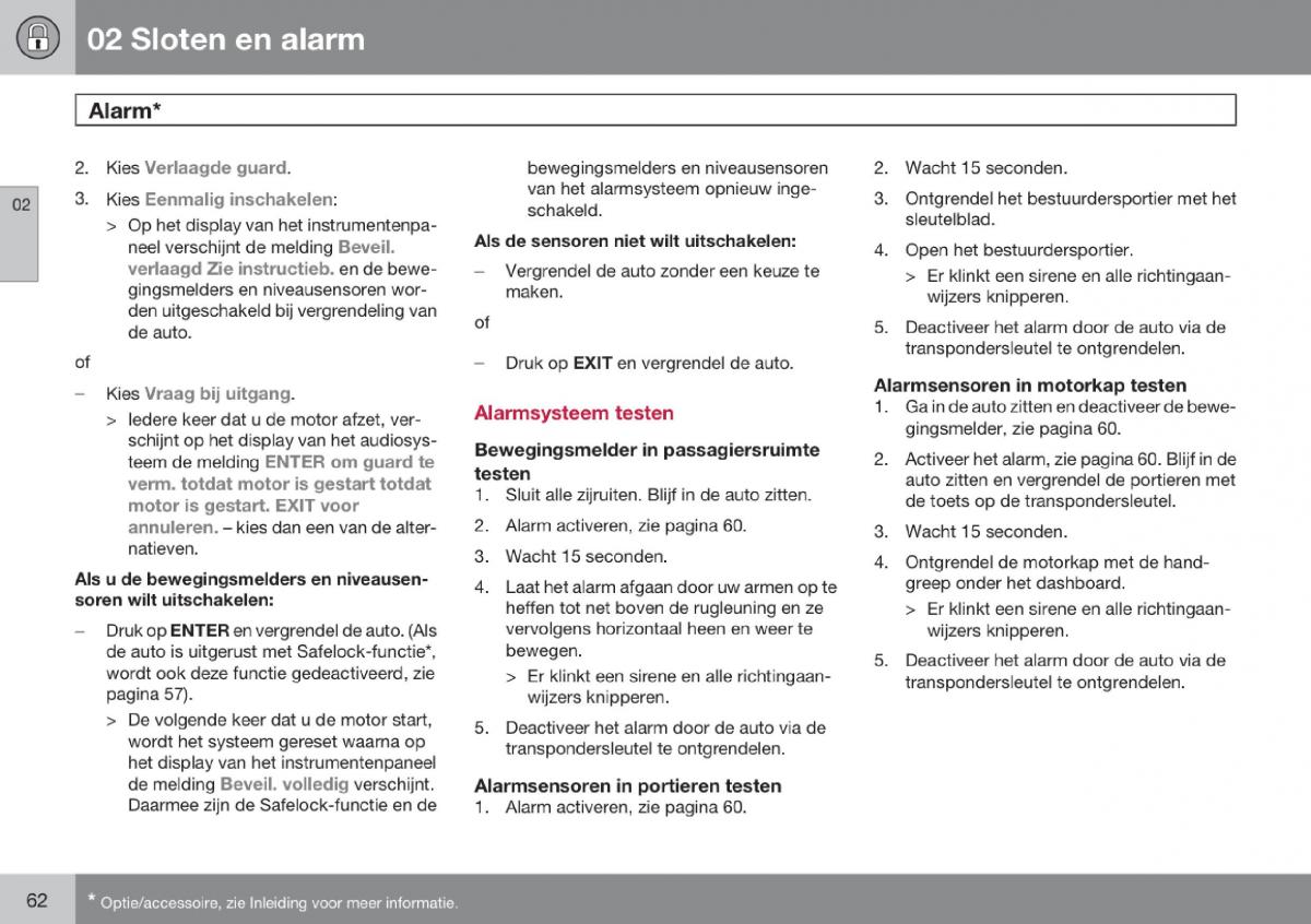 Volvo V70 III 3 handleiding / page 63