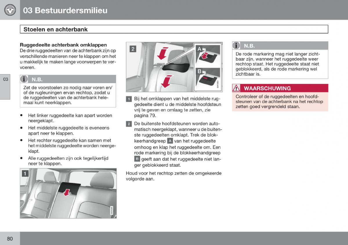 Volvo V70 III 3 handleiding / page 81