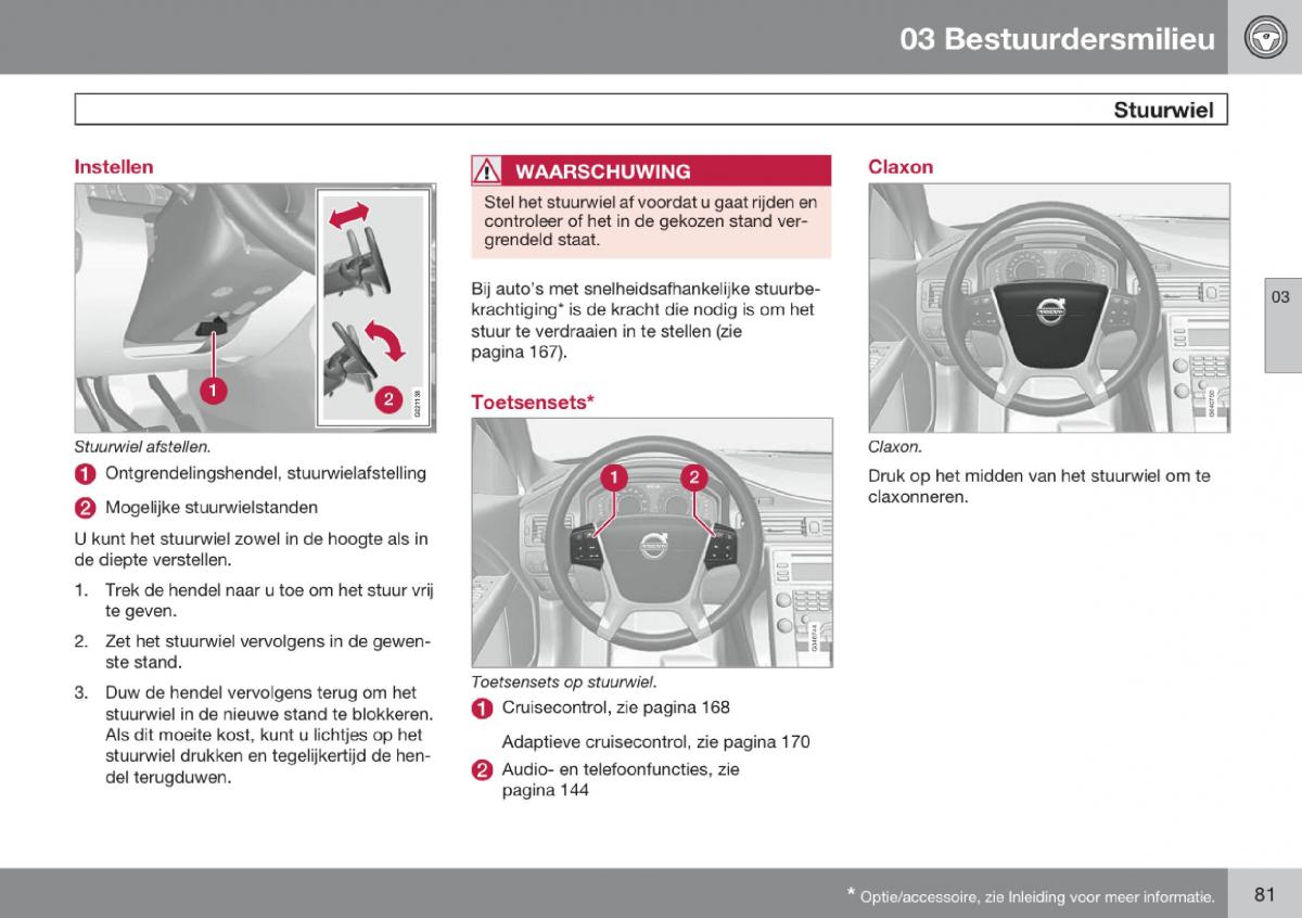 Volvo V70 III 3 handleiding / page 82