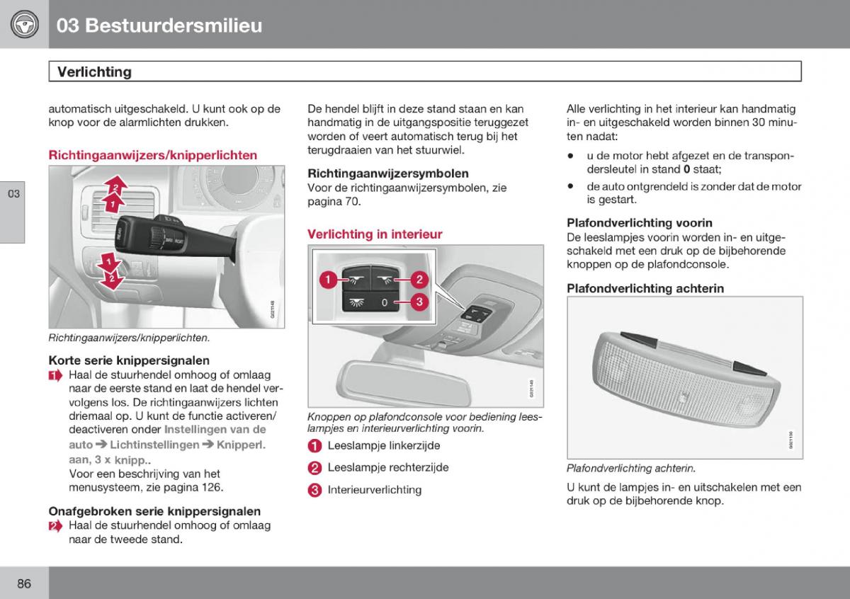 Volvo V70 III 3 handleiding / page 87