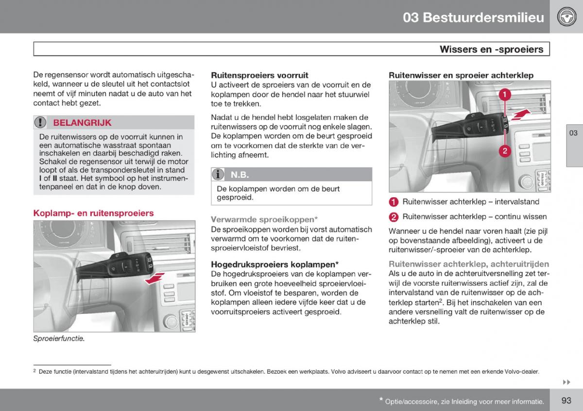 Volvo V70 III 3 handleiding / page 94