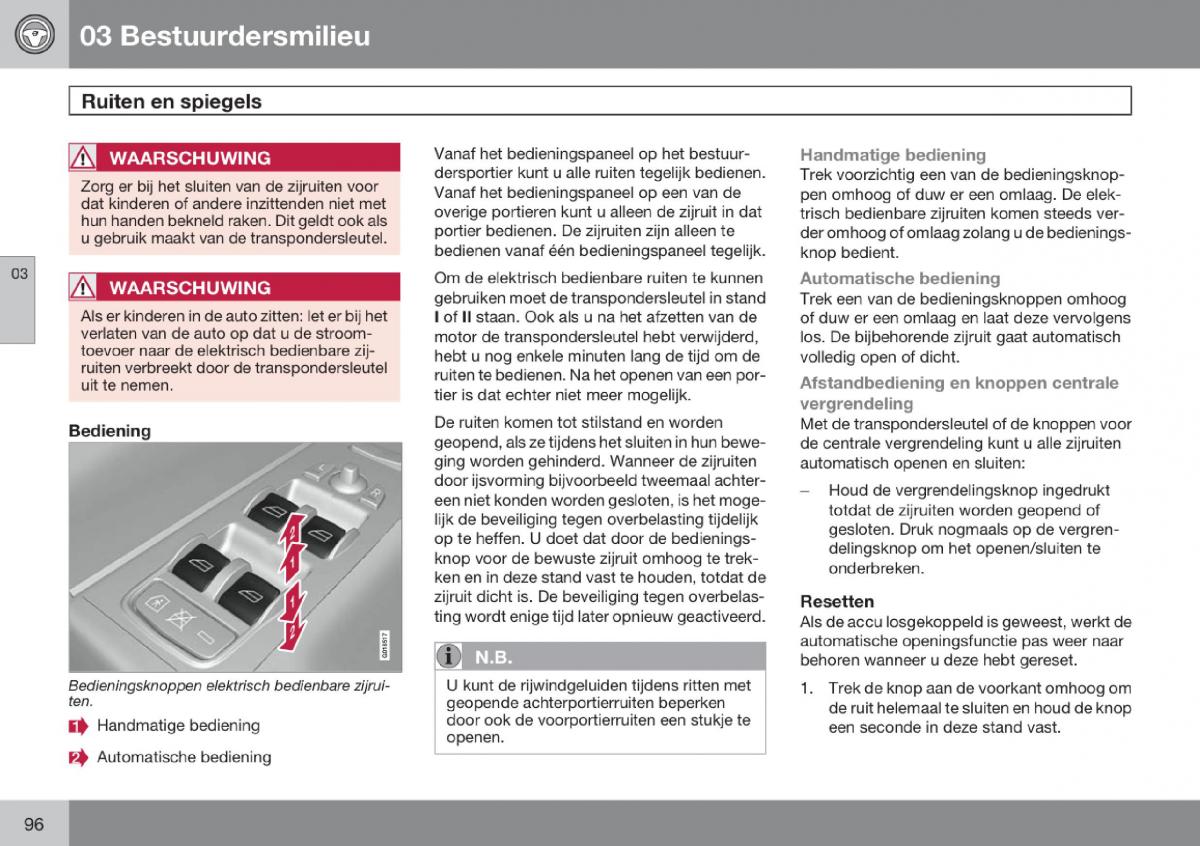 Volvo V70 III 3 handleiding / page 97