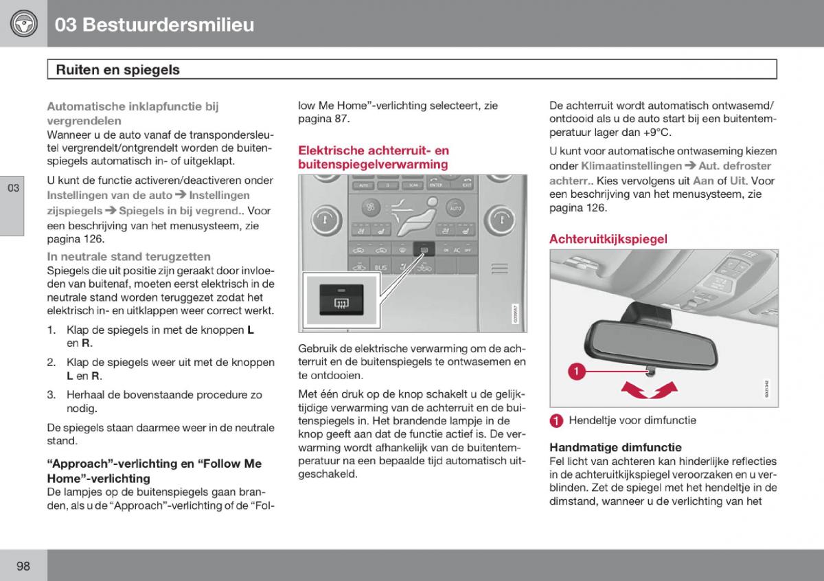 Volvo V70 III 3 handleiding / page 99