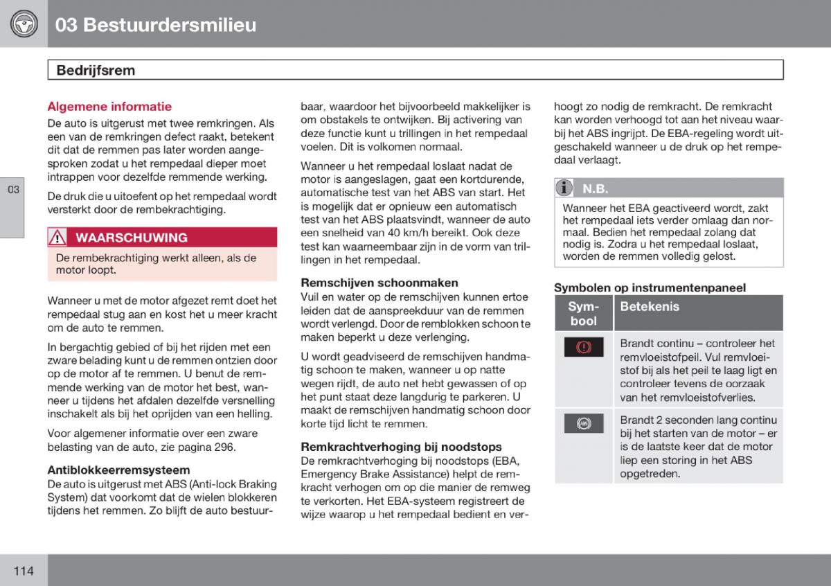 Volvo V70 III 3 handleiding / page 115