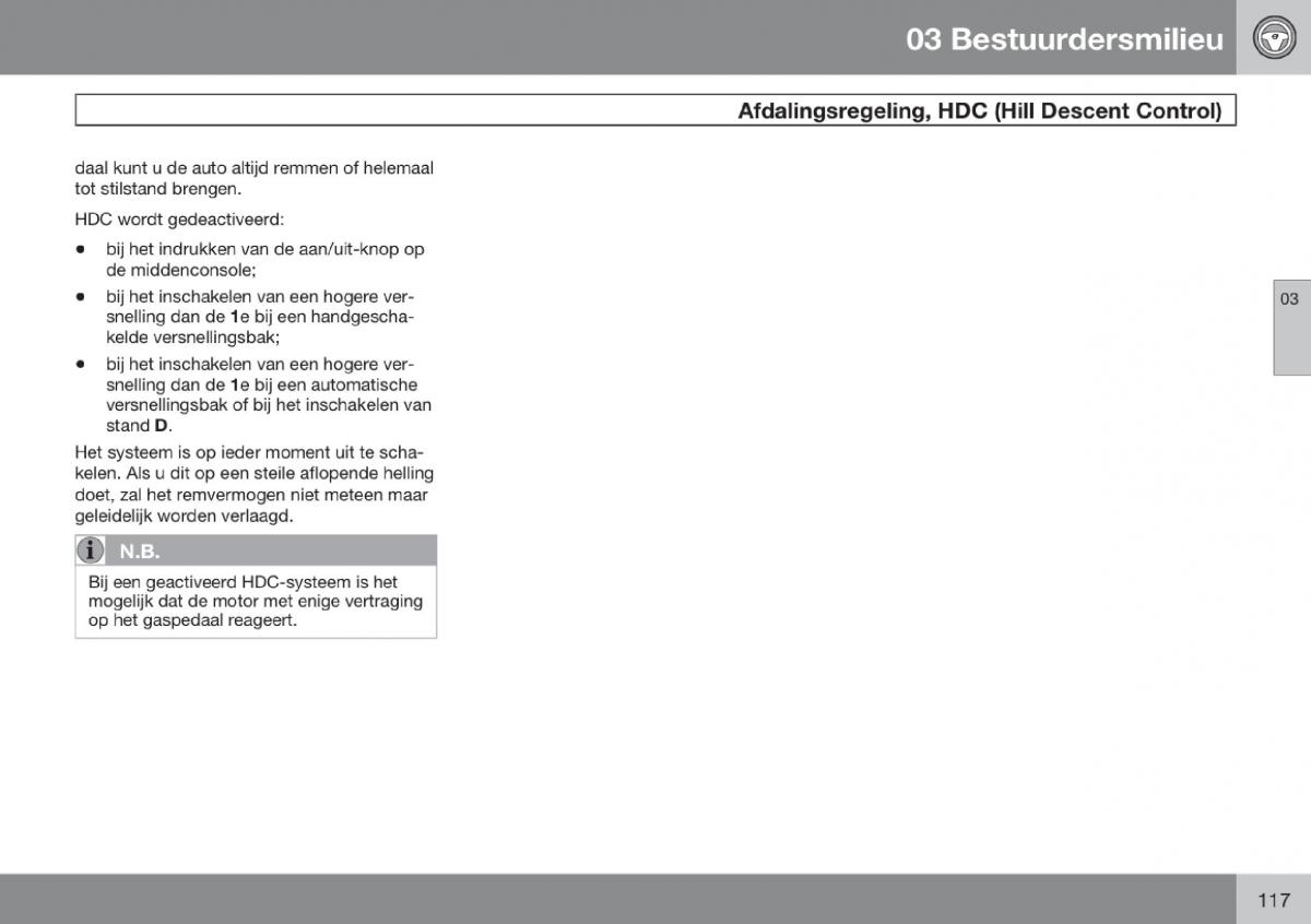 Volvo V70 III 3 handleiding / page 118