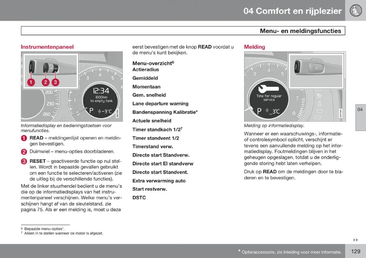 Volvo V70 III 3 handleiding / page 130