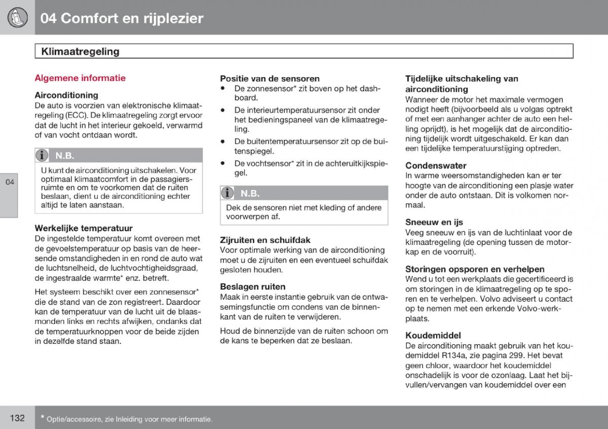 Volvo V70 III 3 handleiding / page 133