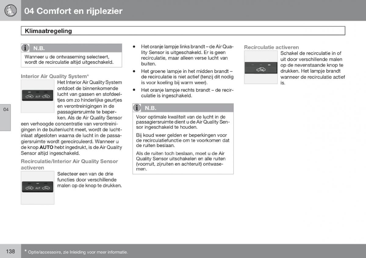 Volvo V70 III 3 handleiding / page 139