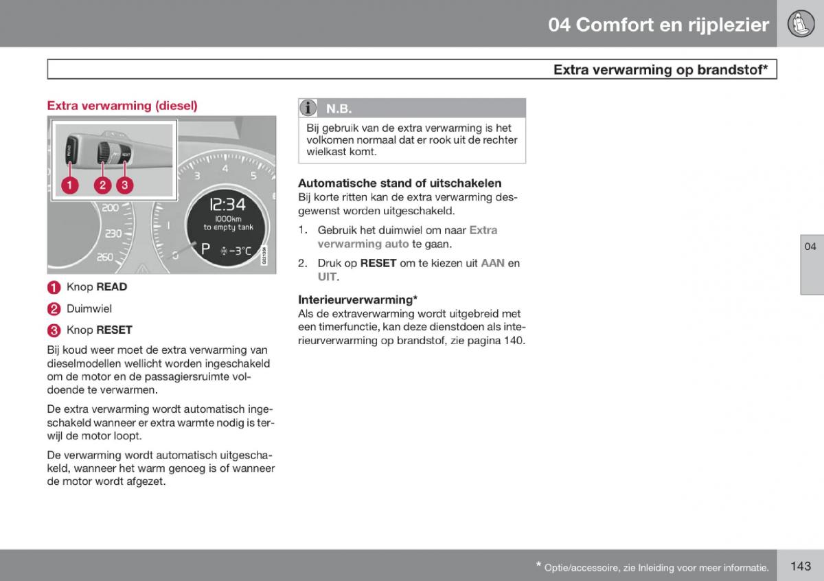 Volvo V70 III 3 handleiding / page 144