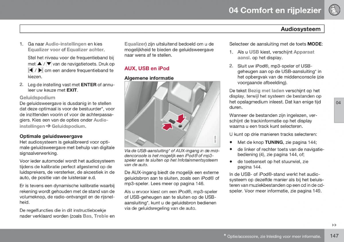 Volvo V70 III 3 handleiding / page 148