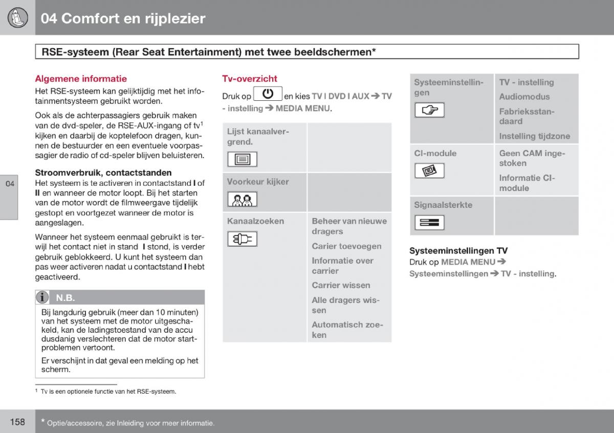 Volvo V70 III 3 handleiding / page 159