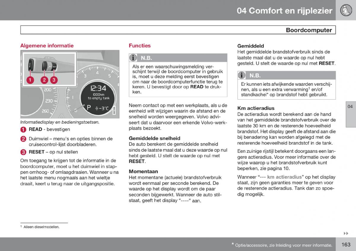 Volvo V70 III 3 handleiding / page 164