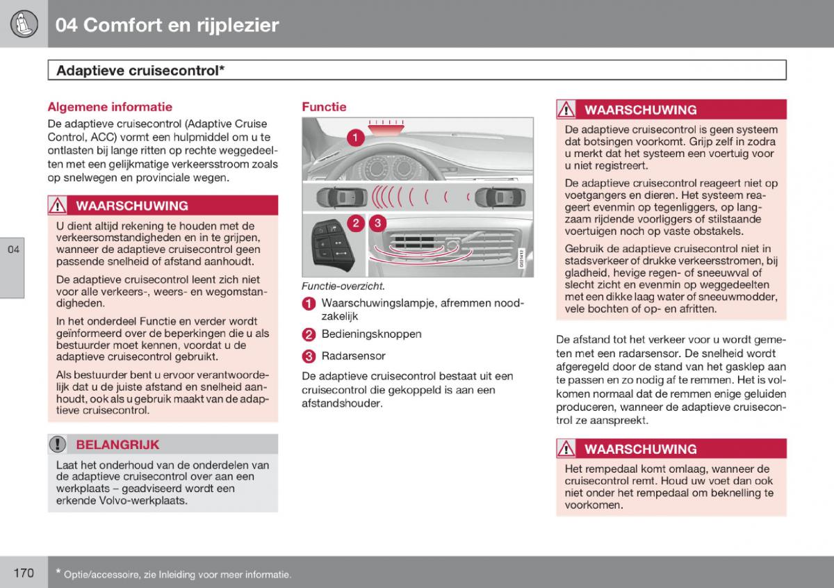 Volvo V70 III 3 handleiding / page 171