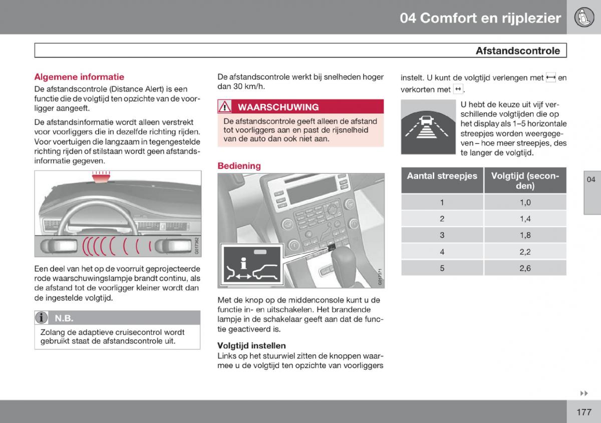 Volvo V70 III 3 handleiding / page 178