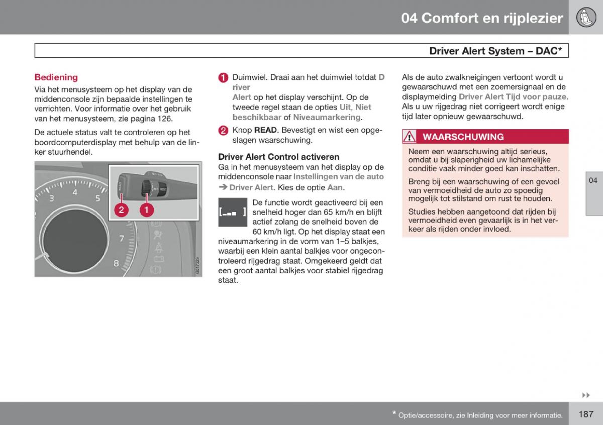 Volvo V70 III 3 handleiding / page 188