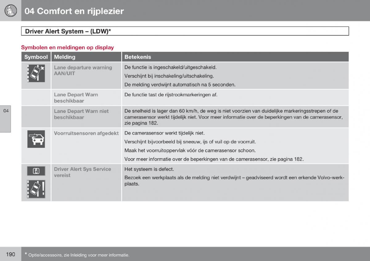 Volvo V70 III 3 handleiding / page 191