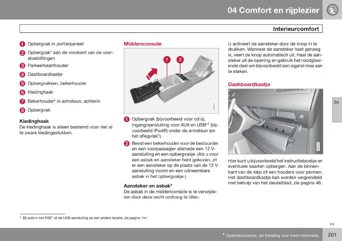 Volvo V70 III 3 handleiding / page 202