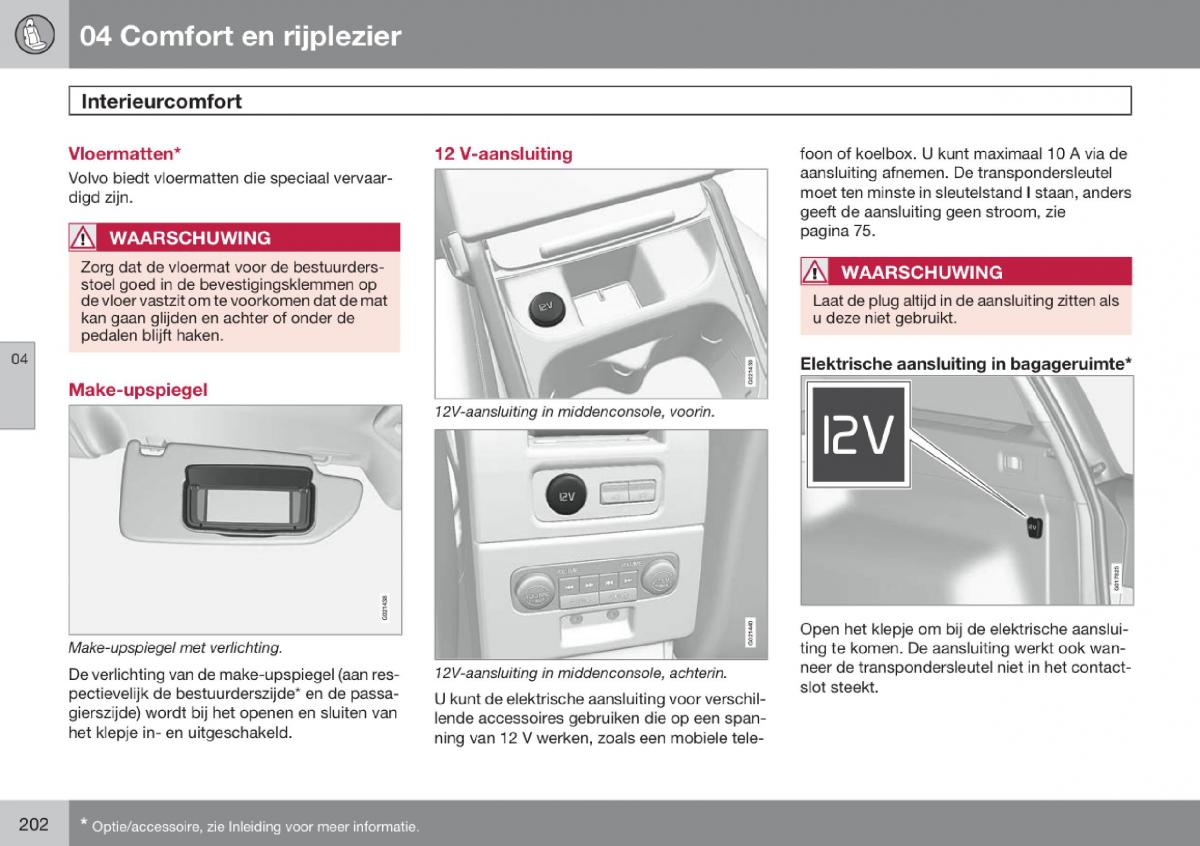 Volvo V70 III 3 handleiding / page 203