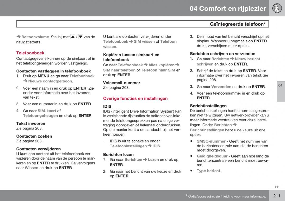 Volvo V70 III 3 handleiding / page 212