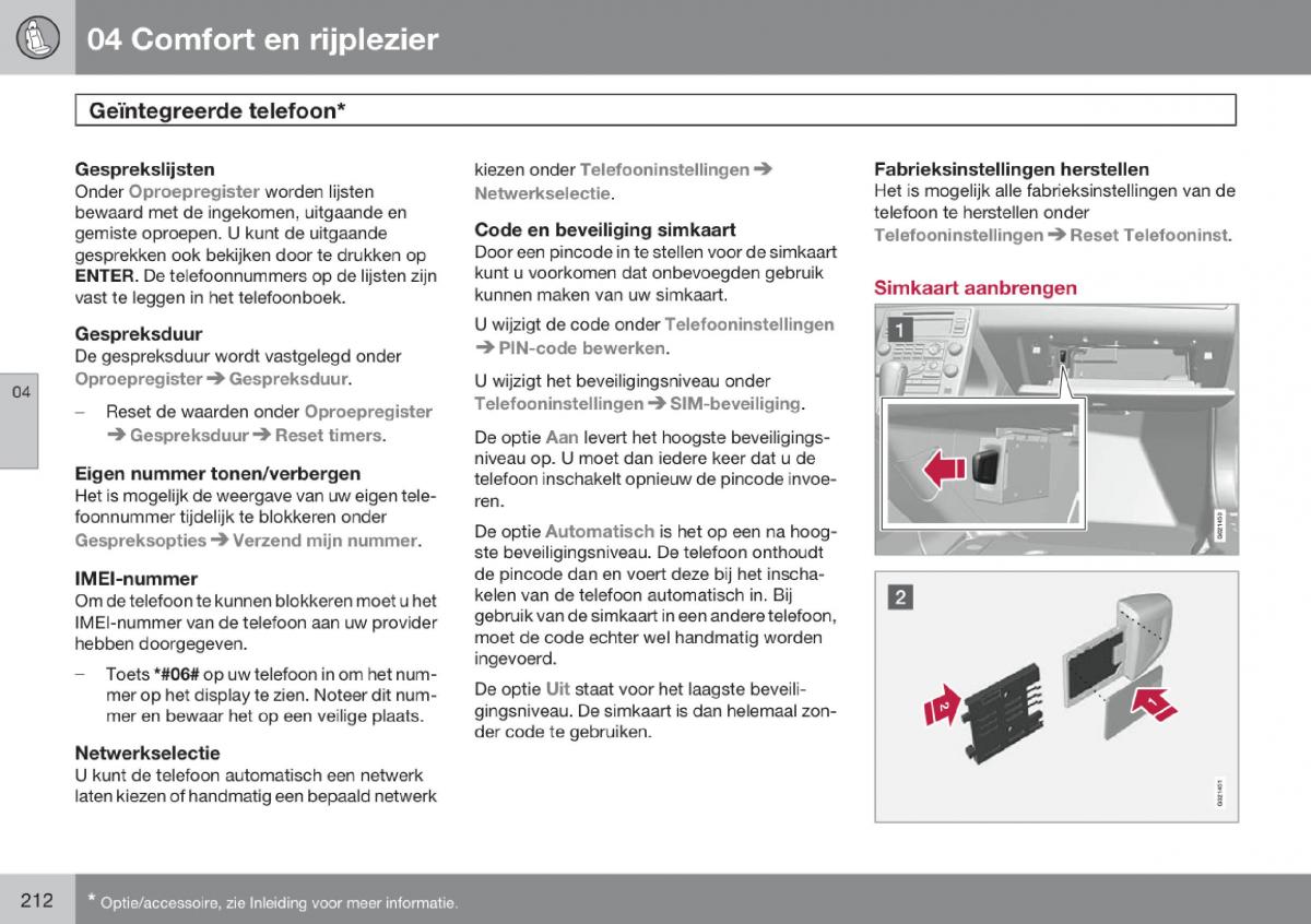 Volvo V70 III 3 handleiding / page 213