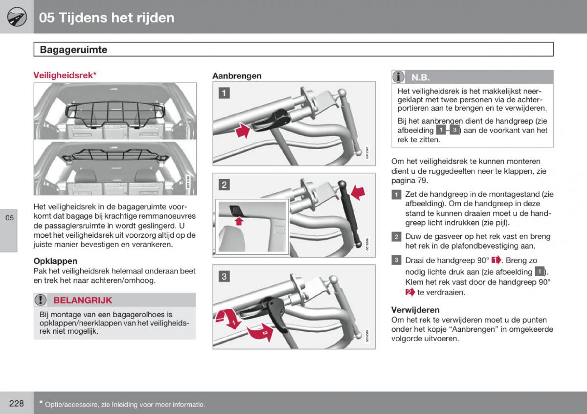 Volvo V70 III 3 handleiding / page 229