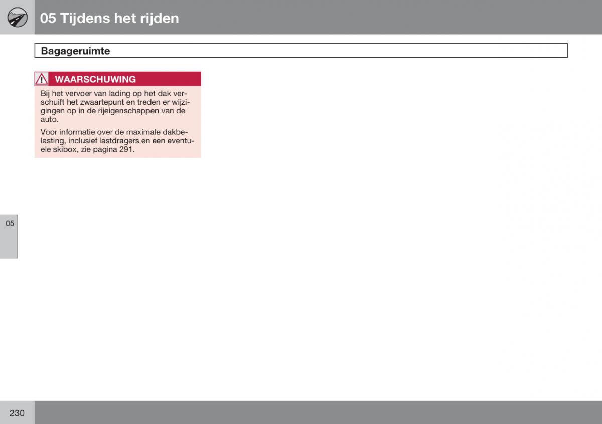 Volvo V70 III 3 handleiding / page 231