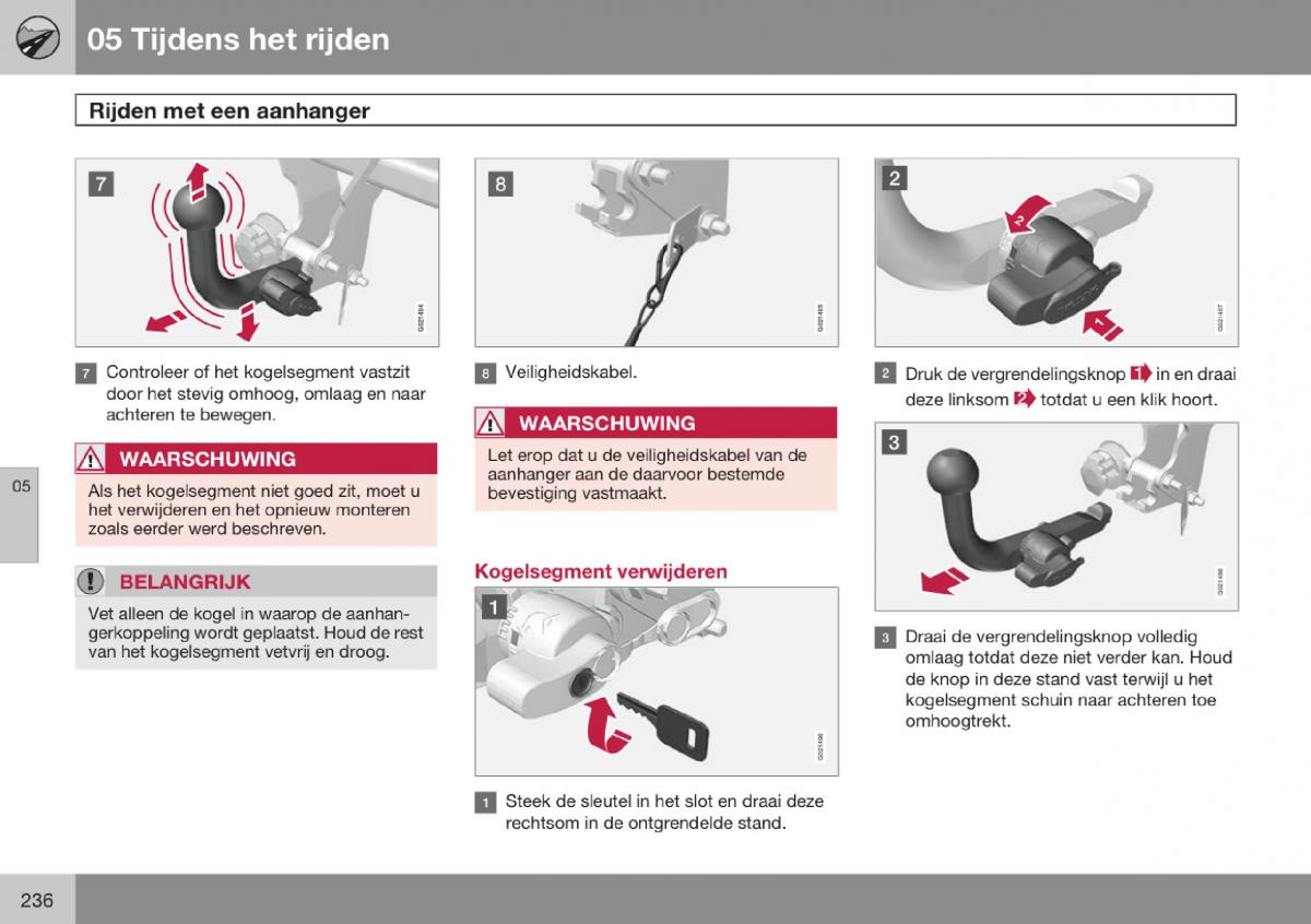 Volvo V70 III 3 handleiding / page 237