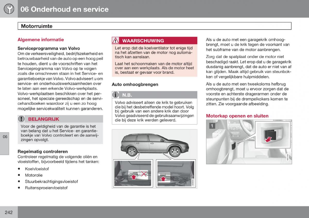 Volvo V70 III 3 handleiding / page 243