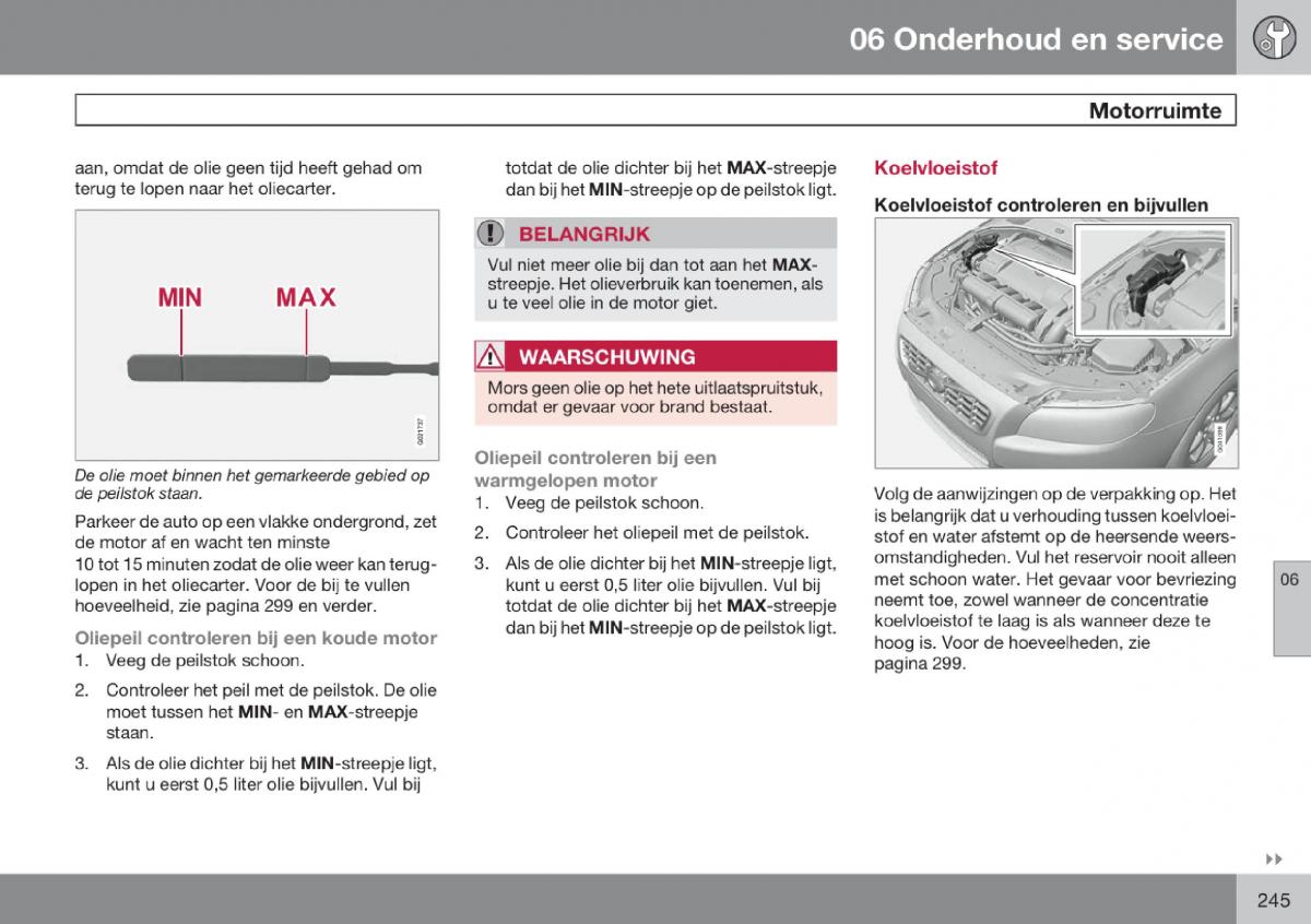 Volvo V70 III 3 handleiding / page 246