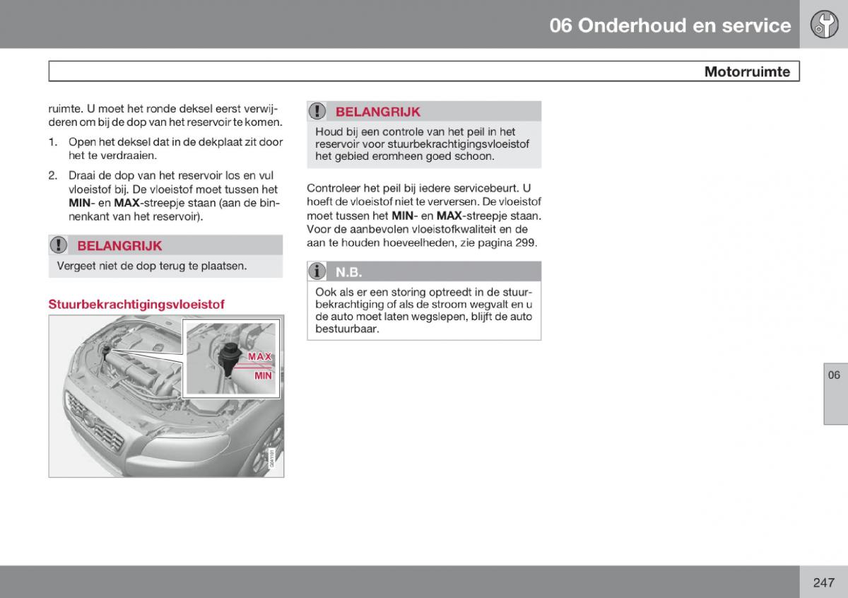 Volvo V70 III 3 handleiding / page 248