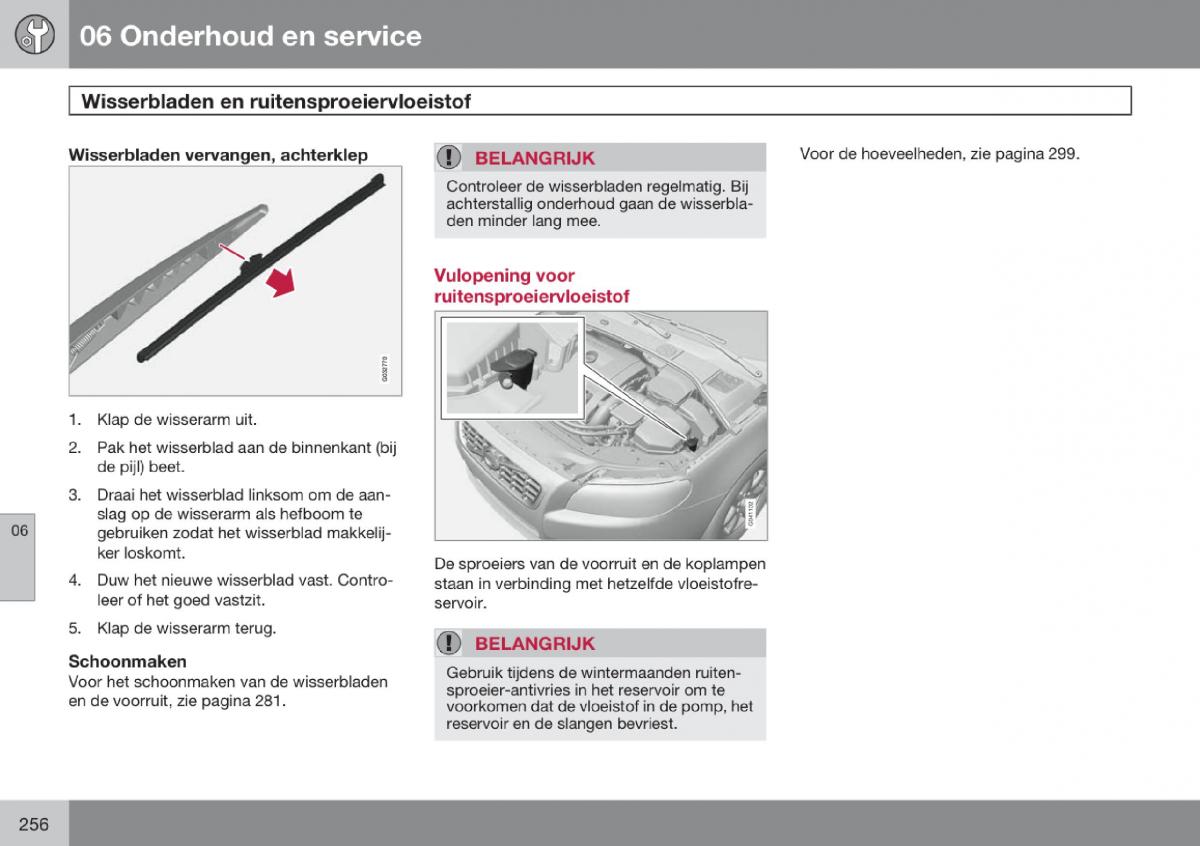 Volvo V70 III 3 handleiding / page 257