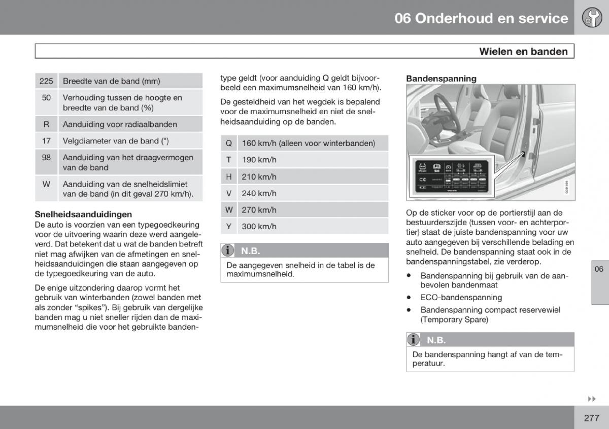 Volvo V70 III 3 handleiding / page 278