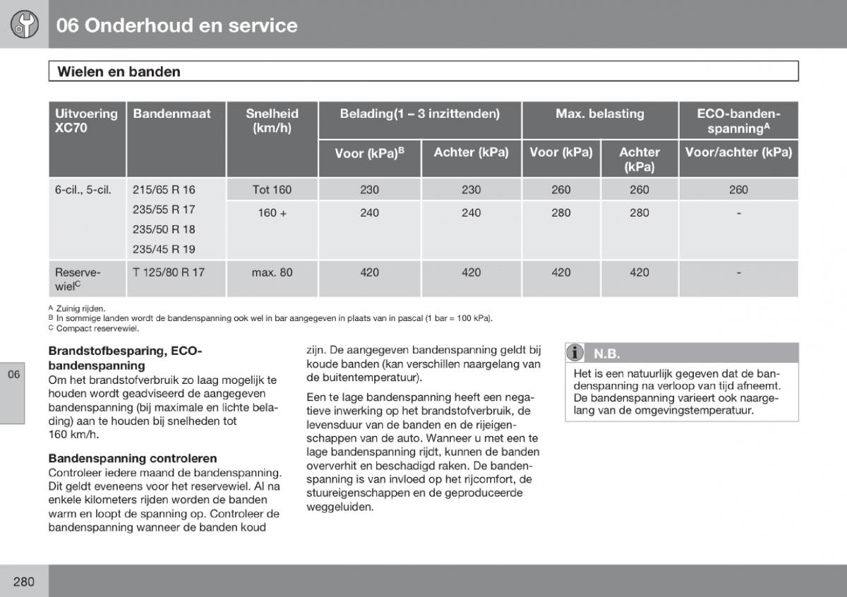 Volvo V70 III 3 handleiding / page 281