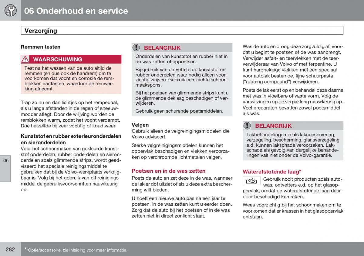 Volvo V70 III 3 handleiding / page 283