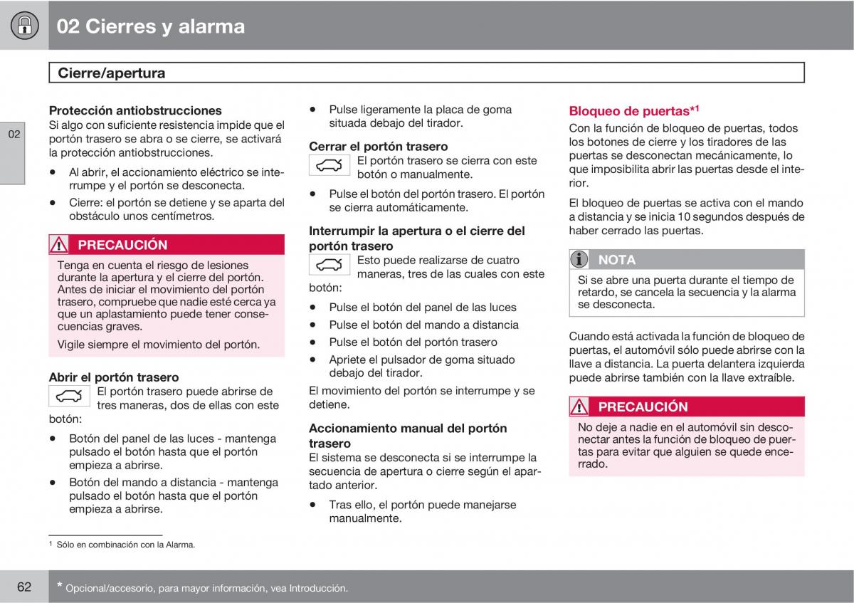 Volvo V70 III 3 manual del propietario / page 64