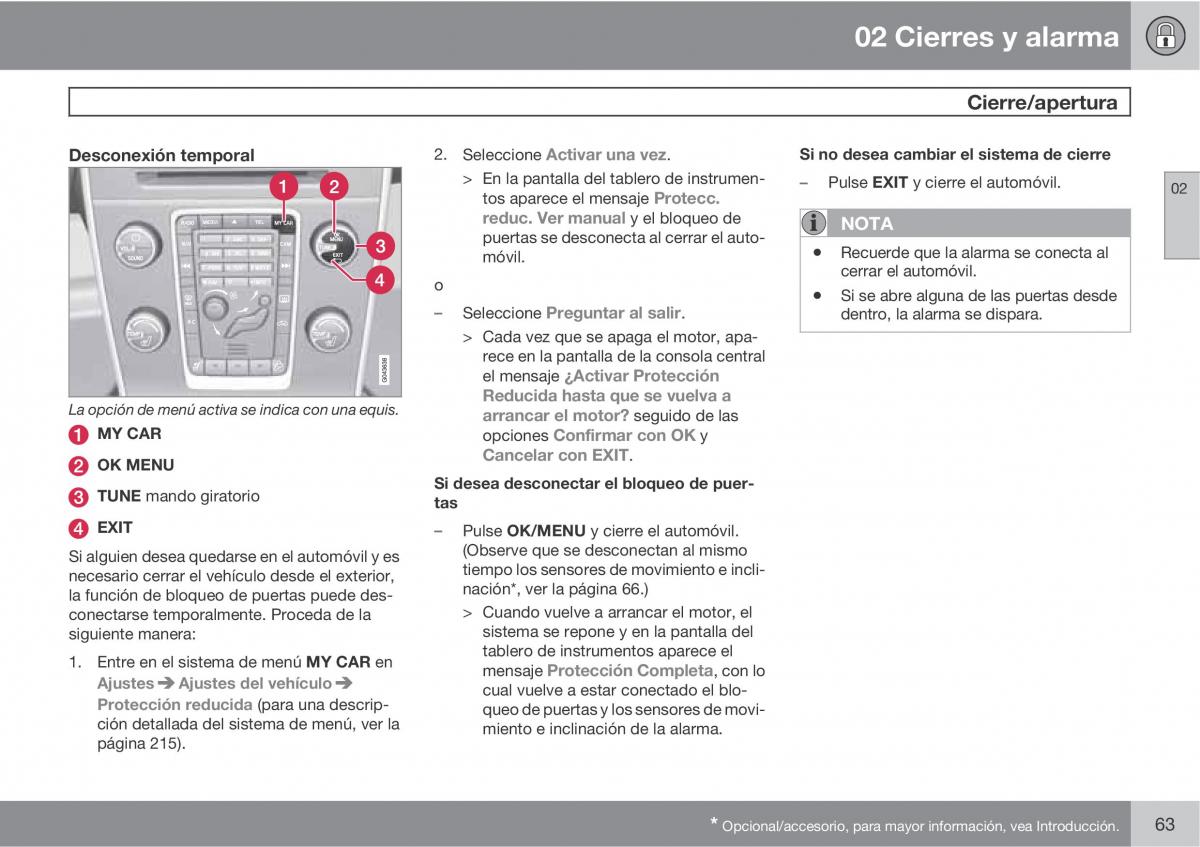 Volvo V70 III 3 manual del propietario / page 65